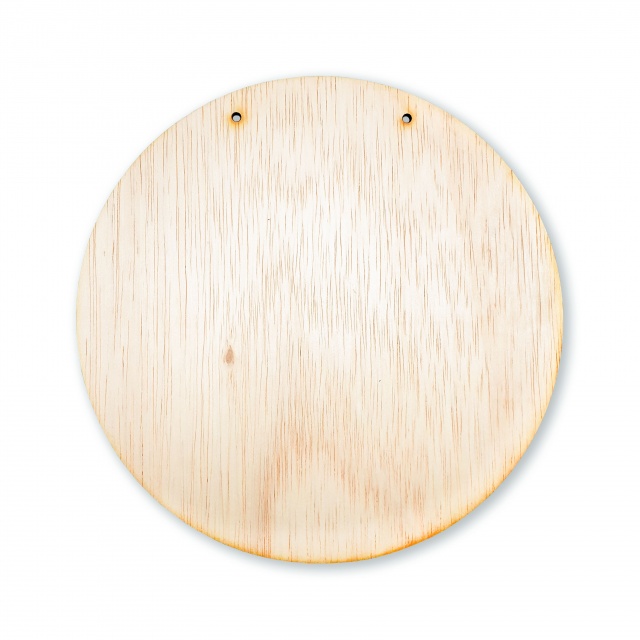 Bază rotundă cu două găuri, Ø23 cm, placaj :: 23 cm