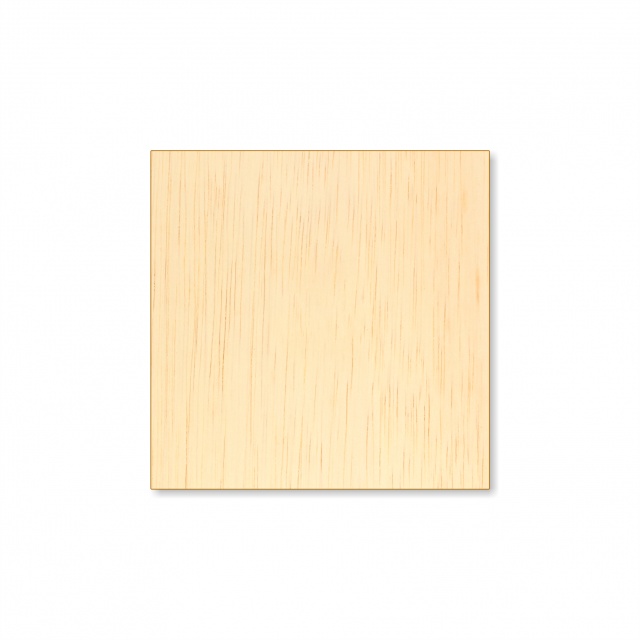 Pătrat, 10×10 cm, placaj :: 10 cm