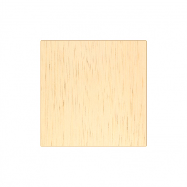 Pătrat, 6×6 cm, placaj :: 6 cm