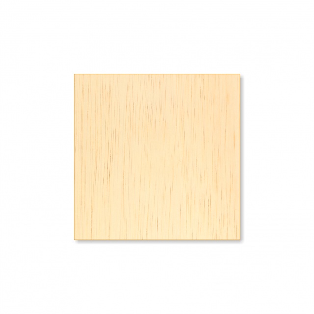 Pătrat, 1×1 cm, placaj :: 1 cm