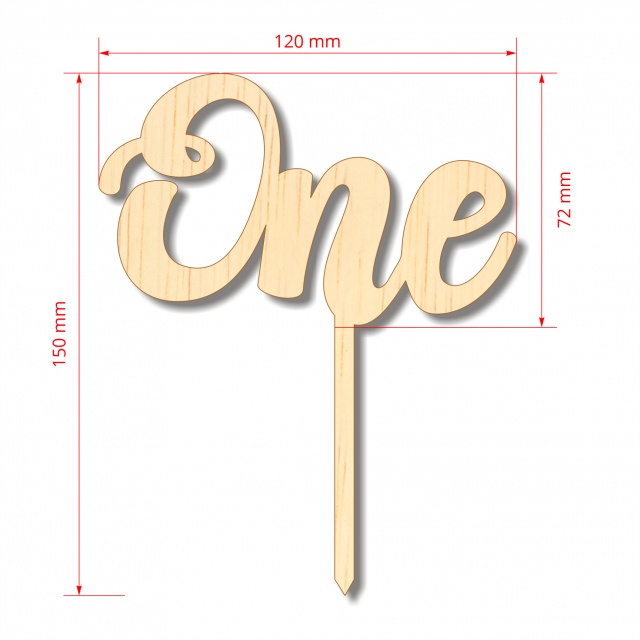 Topper One, HDF auriu, 12x15 cm :: Auriu