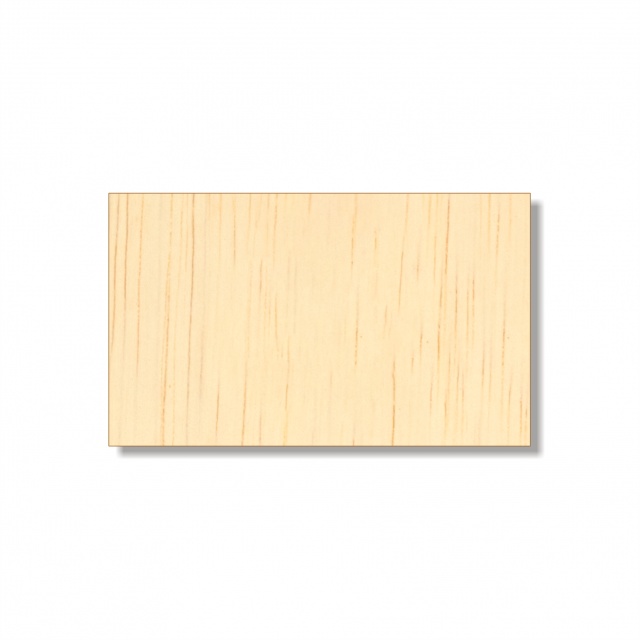 Dreptunghi, 10×6 cm, placaj lemn natur :: 10×6 cm