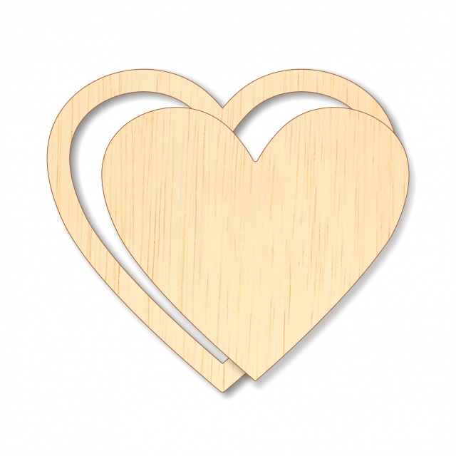 Ramă și inimă, 65×60 cm, placaj lemn