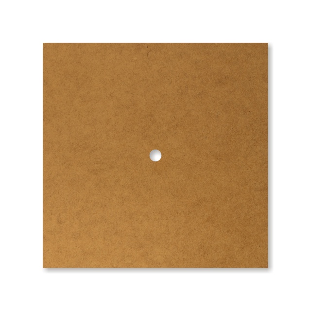 Cadran ceas pătrat, 15×15 cm, MDF brut 10 mm :: 15 cm
