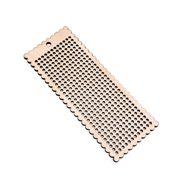 Semn de carte pentru broderie, 6×15 cm, placaj