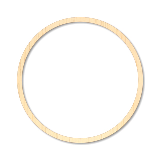 Inel - Ø32x1 cm, placaj lemn :: Ø32 cm