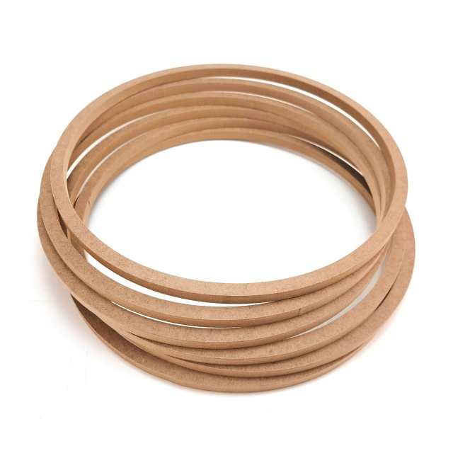 Inel - Ø30x1 cm, MDF brut 10 mm :: 30 cm