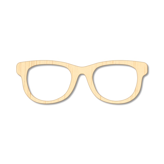 Ochelari, 13×4,3 cm, placaj