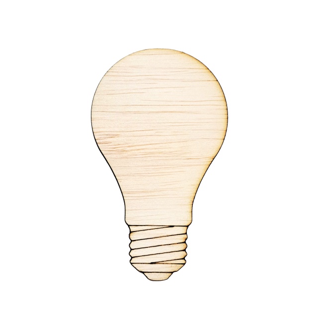 Bec clasic pentru pictat, 4,2×7 cm, placaj lemn :: Ø7 cm