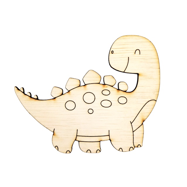 Dino Nessie, 7×5,5 cm, placaj lemn :: 7×5,5 cm