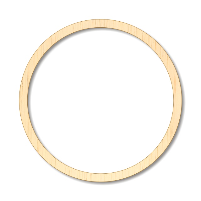 Inel Ø10×0.5 cm, placaj lemn :: 10 cm