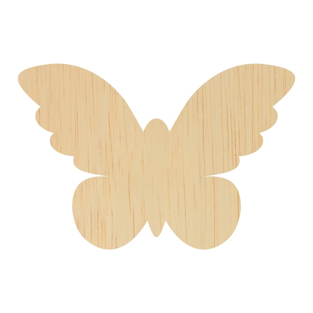 Fluture, 35×25 cm, placaj :: 35 cm
