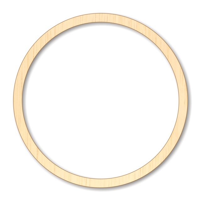 Inel Ø45×2 cm, placaj lemn :: 45 cm