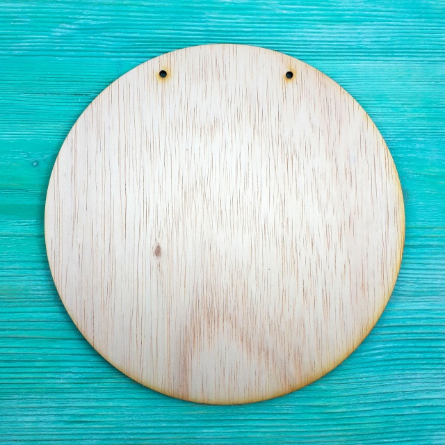 Bază rotundă cu sau fără găuri, 22 cm, placaj :: 22 cm