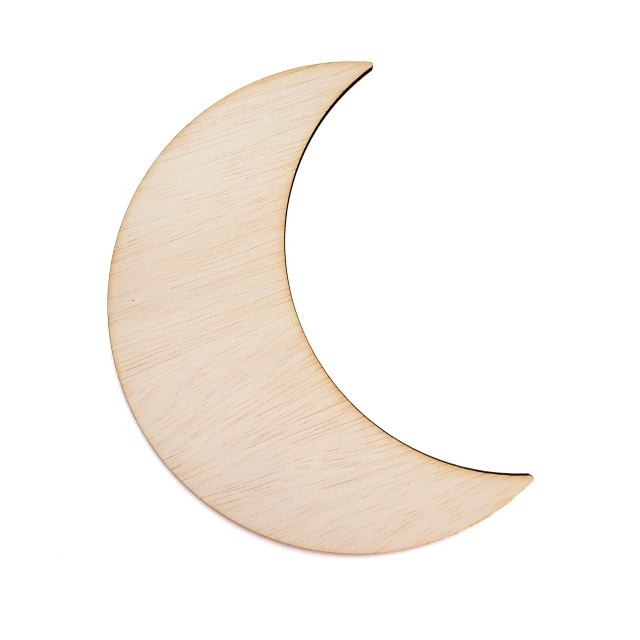 Semilună, 49,5×70 cm, placaj lemn :: 70 cm