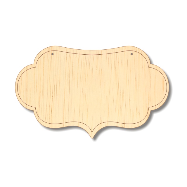 Tabliță Firenze cu contur, 15x9 cm, placaj :: 15x9 cm