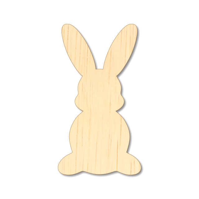 Iepuraș Hopp, 3×6 cm, placaj :: 6 cm