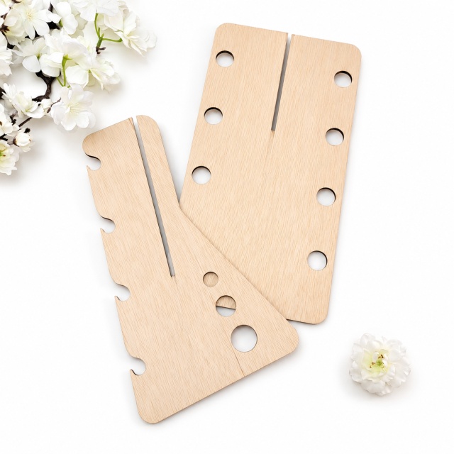 Suport pentru 4 ochelari, placaj lemn, 31,5×17×16,5 cm
