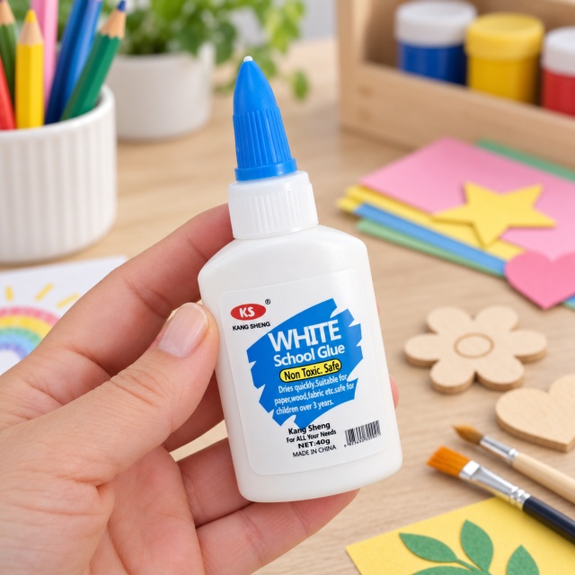 Adeziv alb tip aracet pentru școală și proiecte creative – 40 g