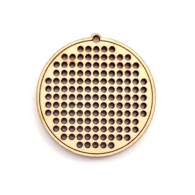 Bază rotundă broderie, Ø38 mm, placaj