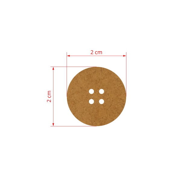 Nasture, HDF, Ø2 cm :: Ø2 cm