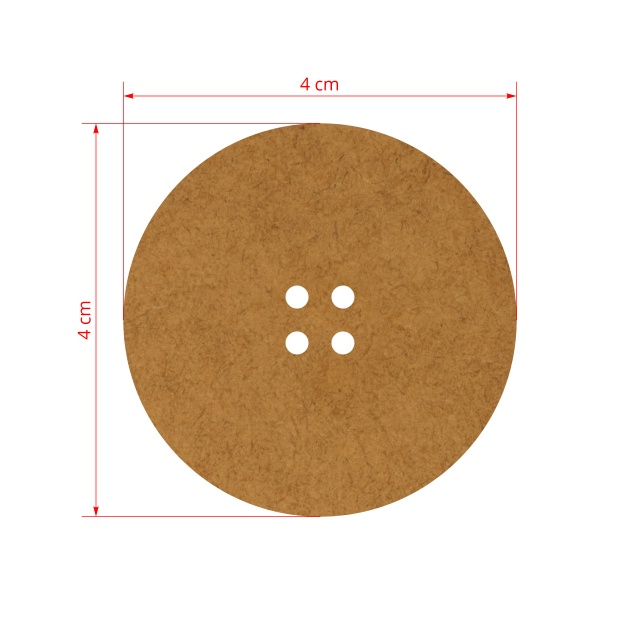 Nasture, HDF, Ø4 cm :: Ø4 cm