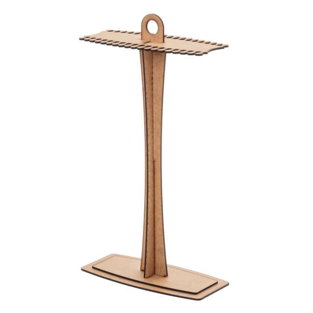 Suport dreptunghiular pentru coliere, HDF, 22×10,5×40 cm