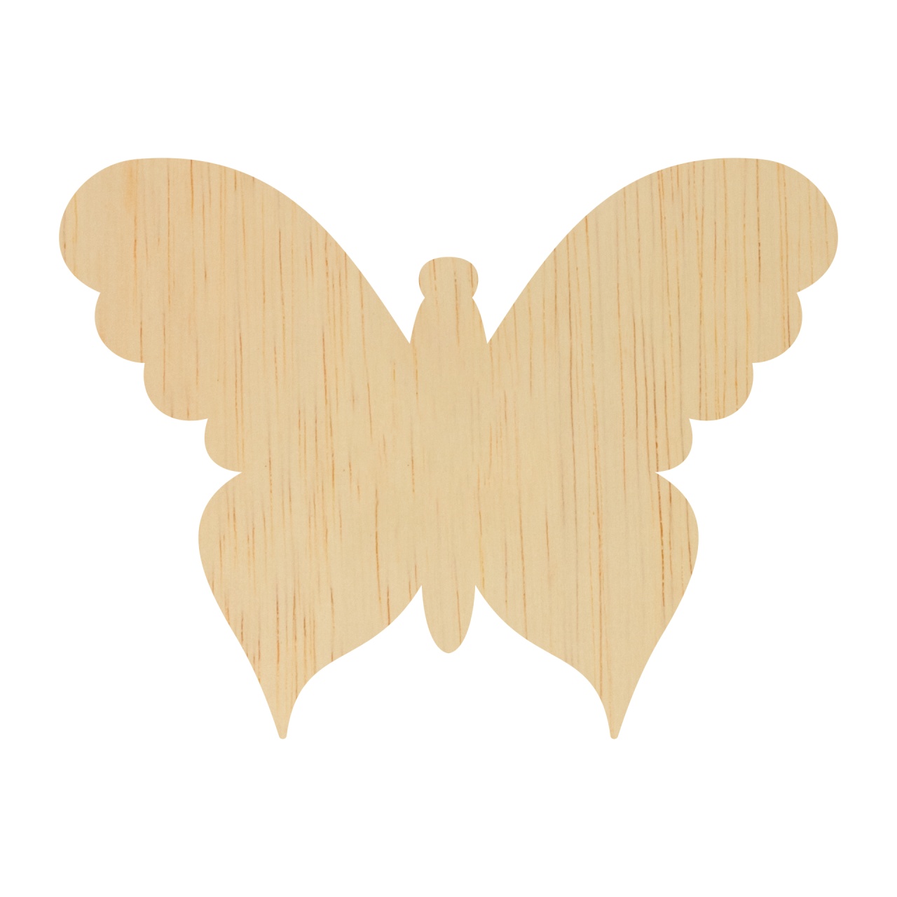 Fluture, placaj,  7×5,2 cm :: 7 cm