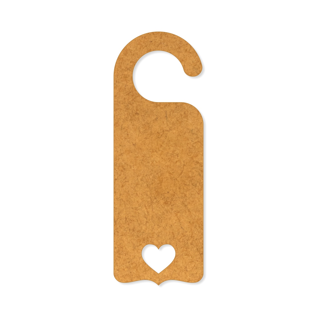 Door tag vintage cu inimă, 6×17 cm, HDF