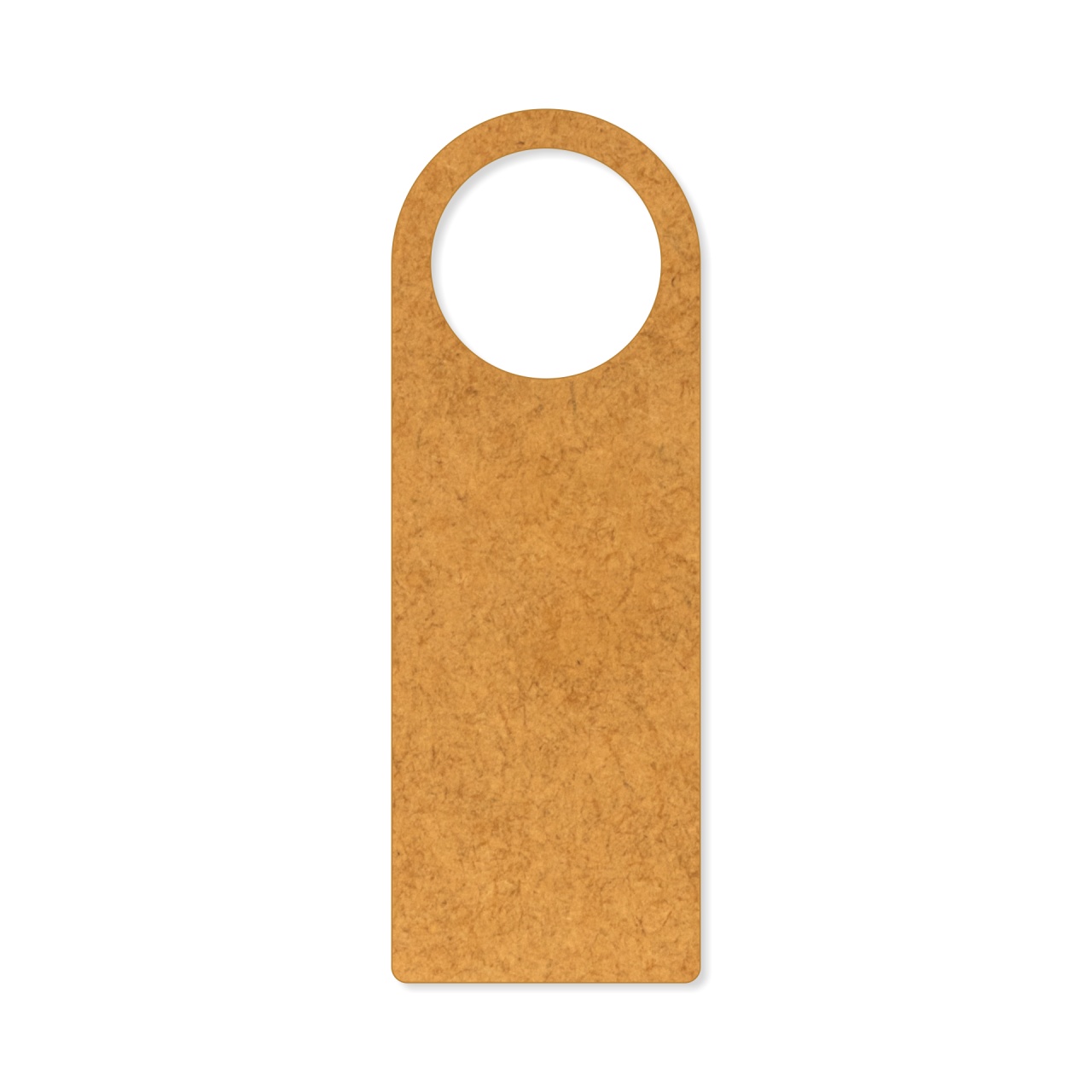 Door tag dreptunghi inel, 6×17 cm, HDF