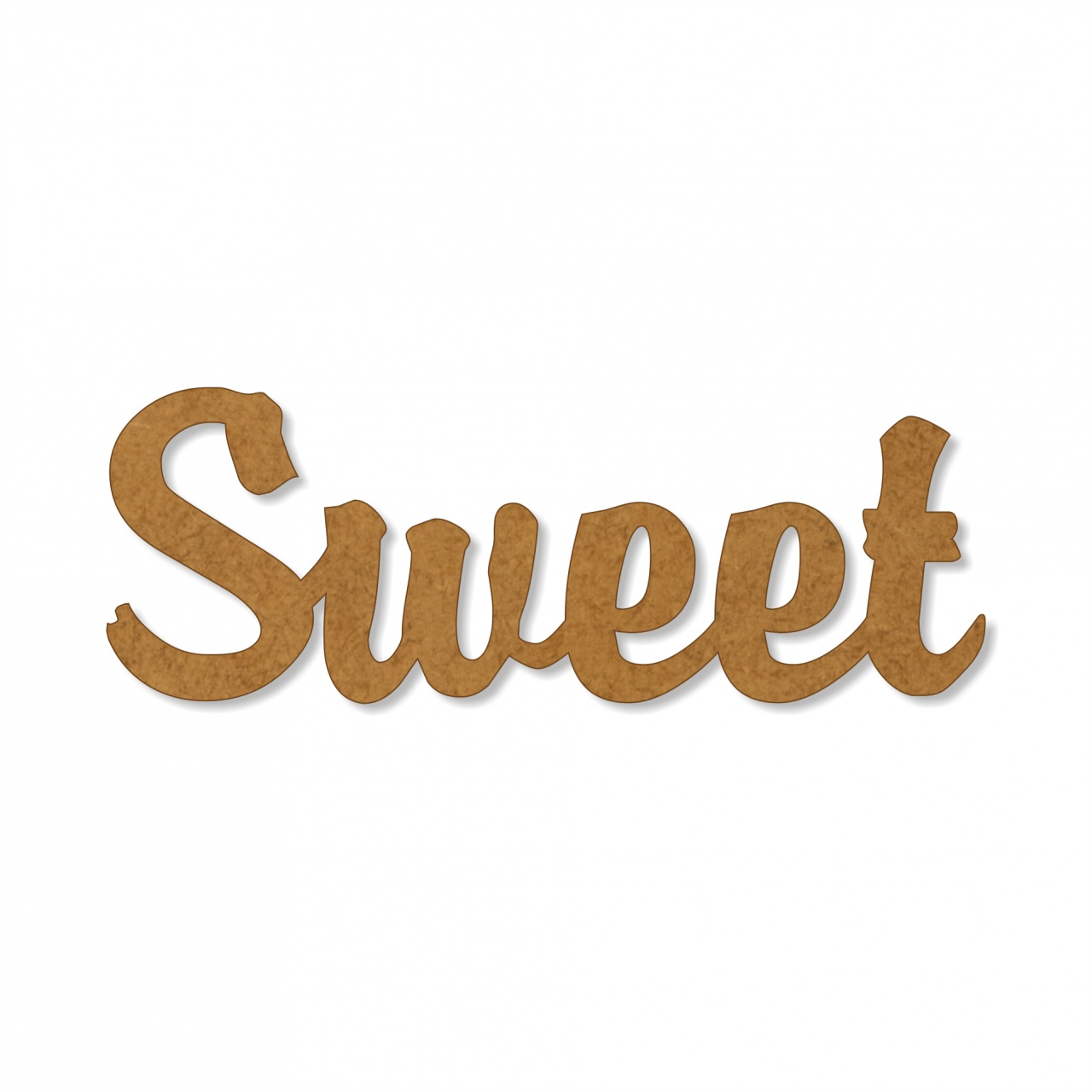 Text Sweet, 3 cm, decupat din HDF