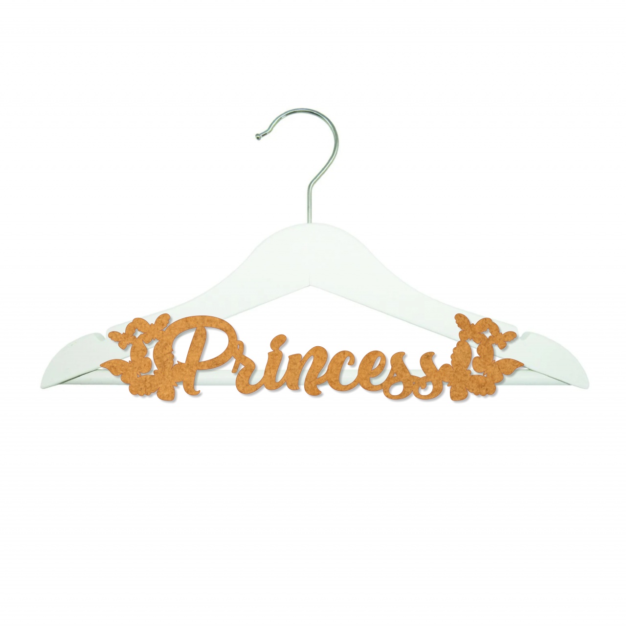 Text Princess pentru umerașe, 25×5,2 cm, HDF