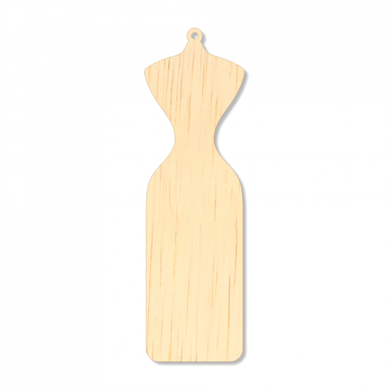 Semn de carte manechin, 4,5 x 15 cm, placaj