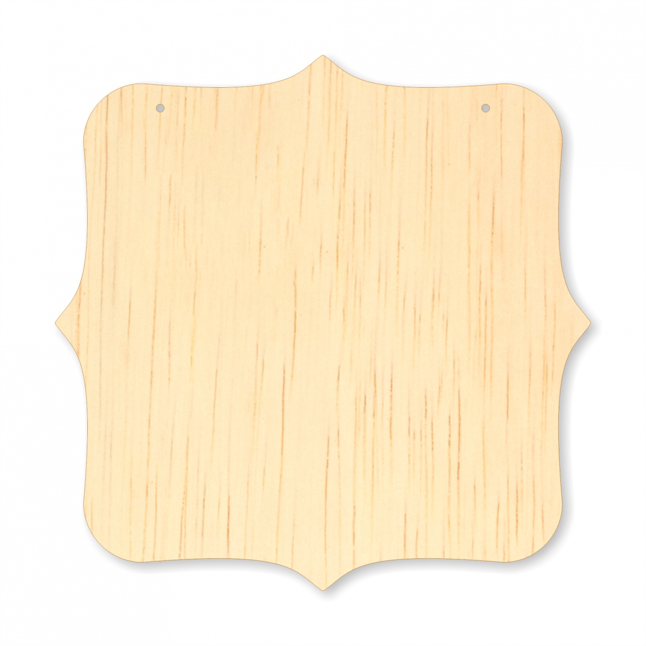 Tăbliță cu sau fără găuri - 20×20 cm, placaj