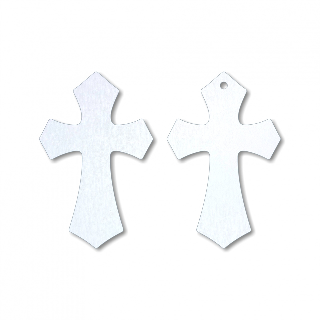 Cruce evazată Doxa, 2,2×3,5 cm, placaj HDF negru