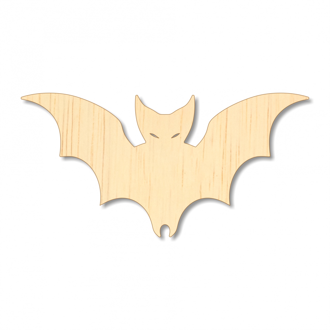 Liliac halloween, 7×3,5 cm, placaj lemn :: 7 cm