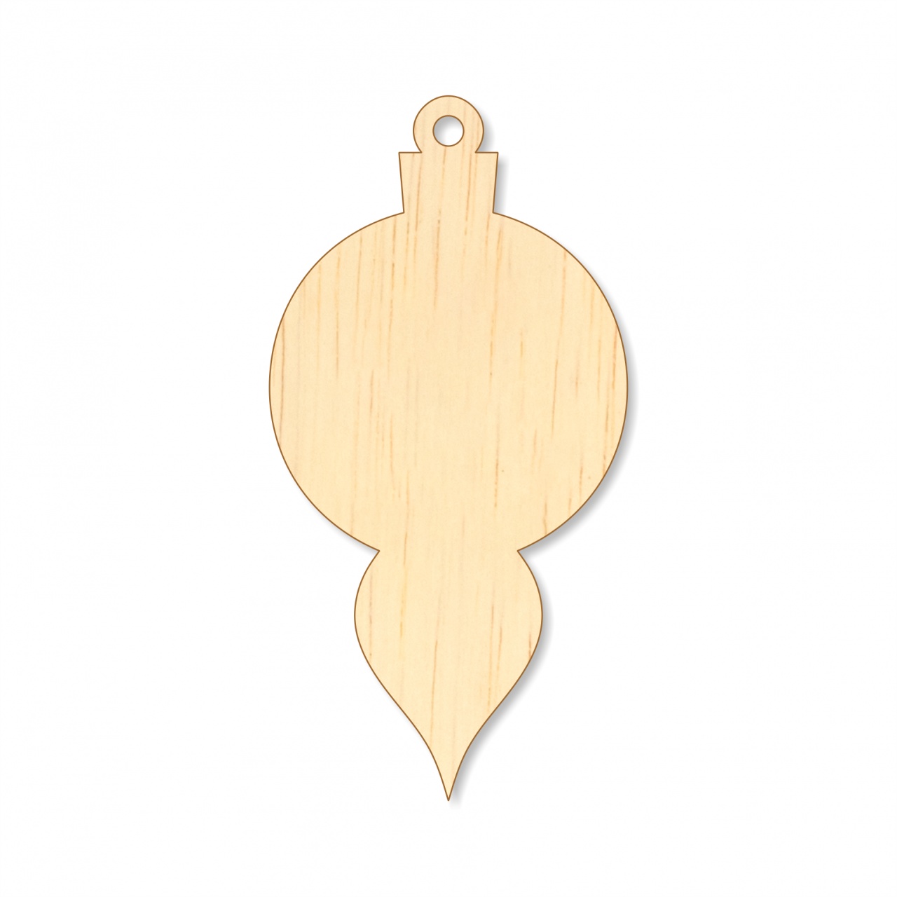 Glob decorativ, 11×5,5 cm, placaj