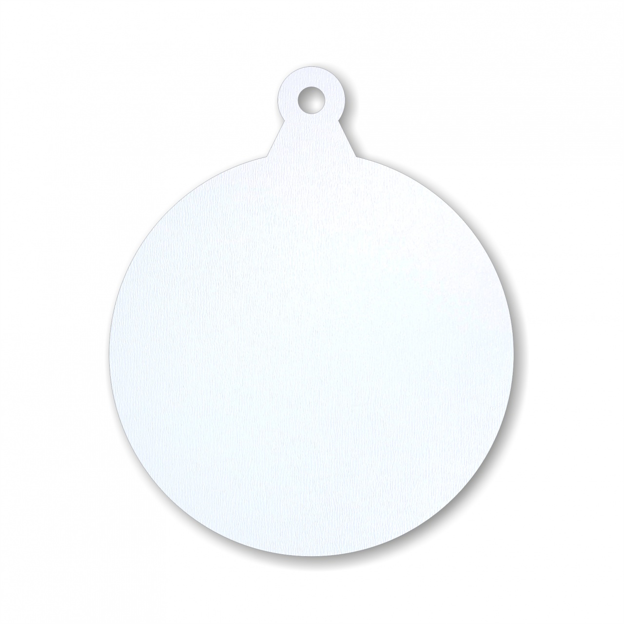 Glob, Ø8 cm, lemn HDF alb :: Ø8 cm