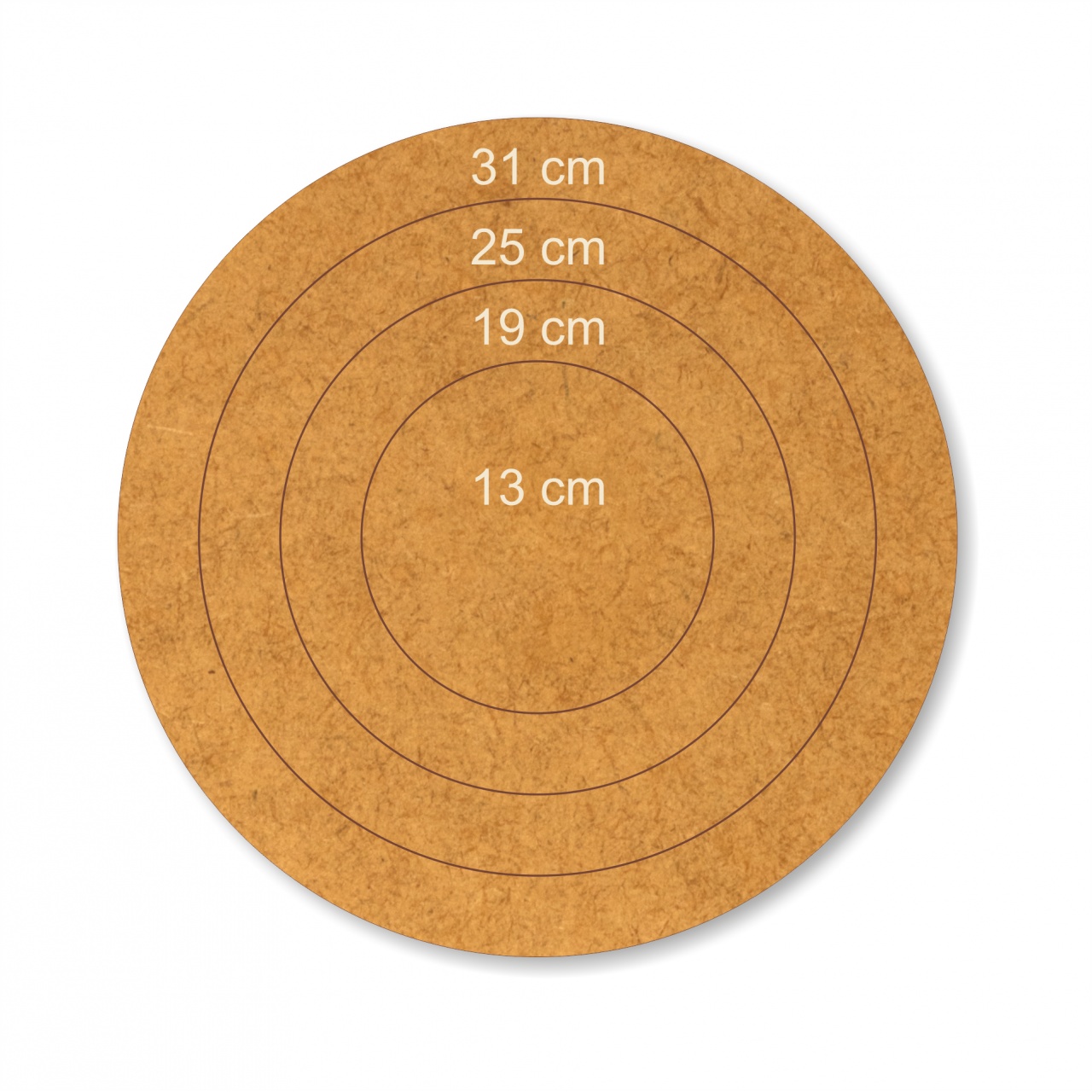 Set 3 inele, Ø31-19 cm, placaj lemn HDF