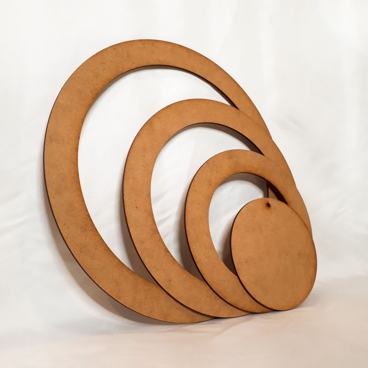 Set 3 inele, Ø31-19 cm, placaj lemn HDF