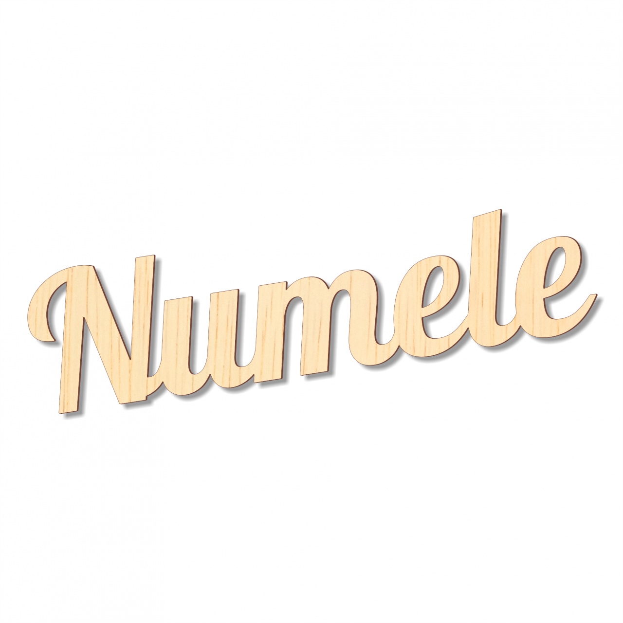 Nume sau scris max. 70 cm lungime, placaj lemn :: 70 cm