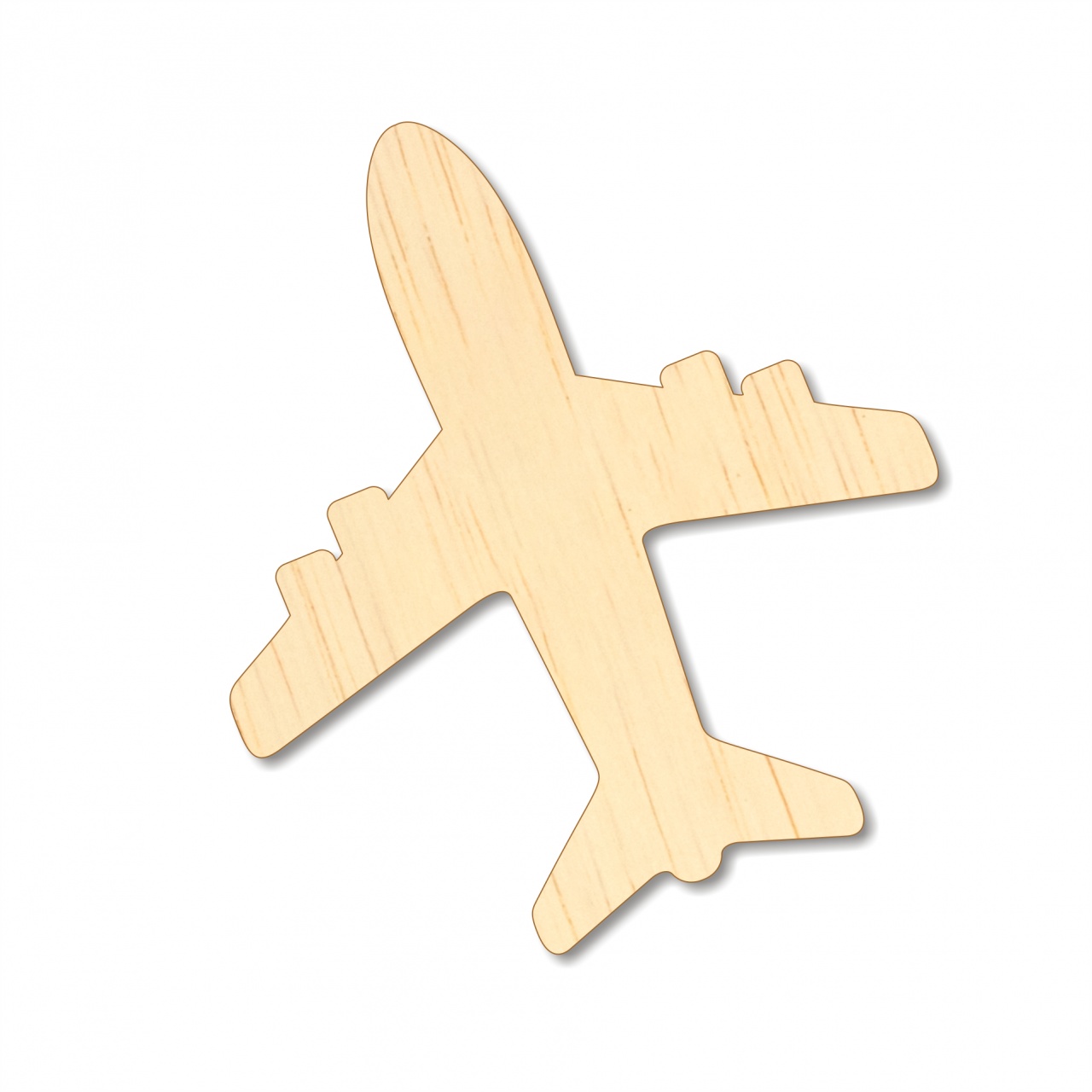 Avion siluetă, 9×10 cm, placaj lemn :: 10 cm