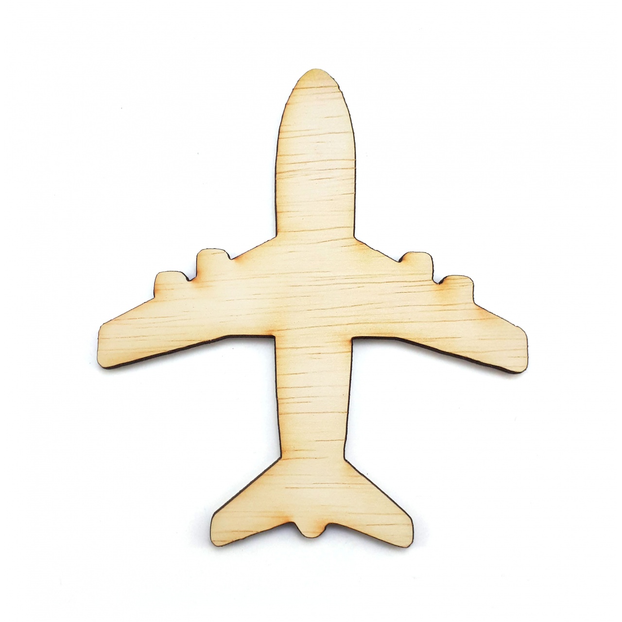 Avion siluetă, 9×10 cm, placaj lemn :: 10 cm