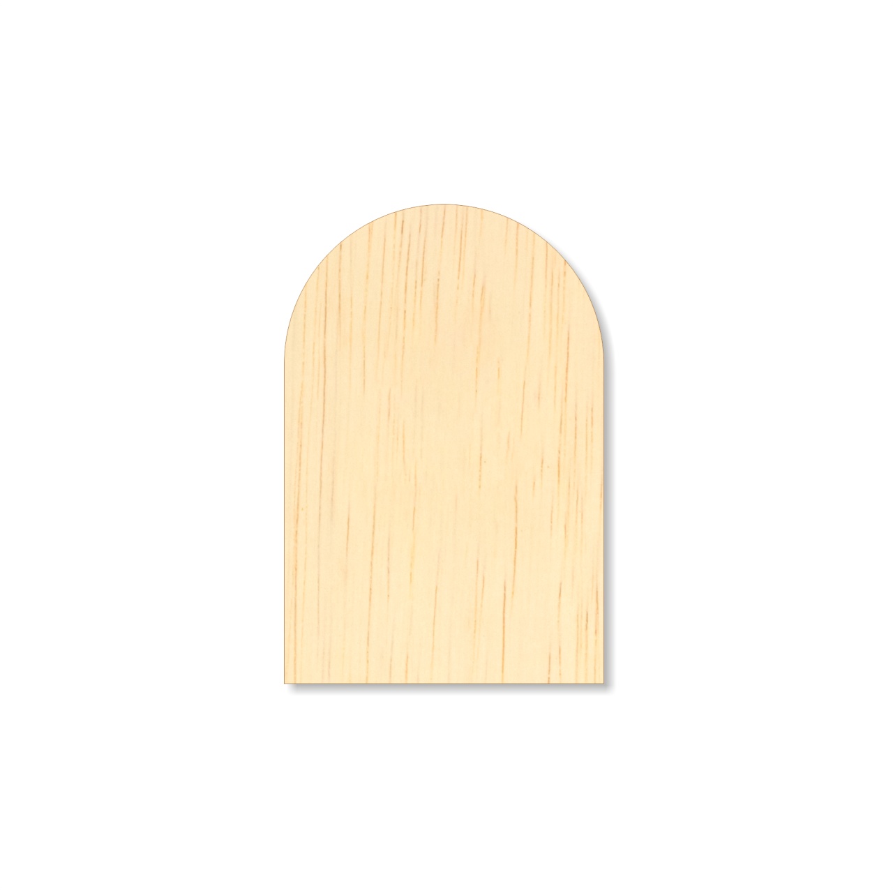Bază rotunjită pentru icoane, 2,2×3,5 cm, placaj :: 2,2×3,5 cm