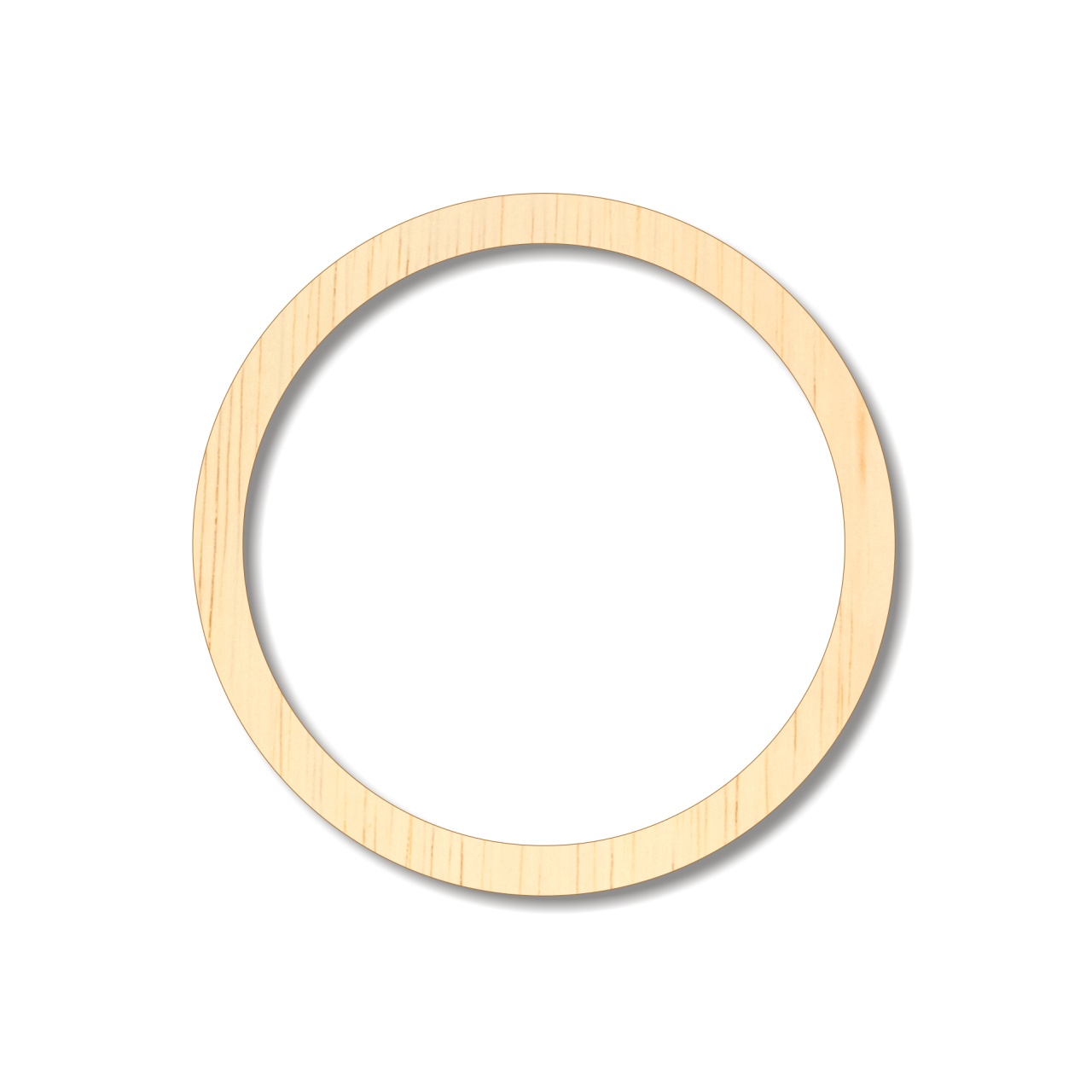 Inel Ø6.5×0.5 cm, placaj lemn :: 6.5 cm