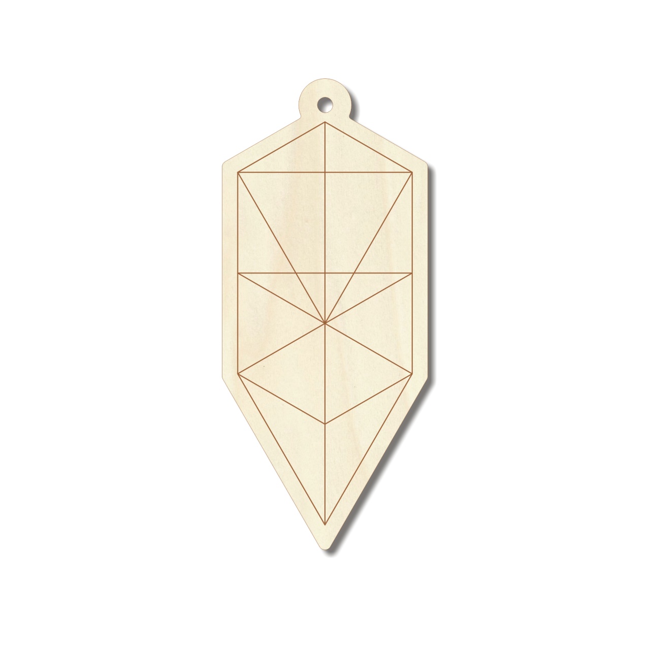 Medalion Tree of Life, 3,2×7,5 cm, placaj lemn