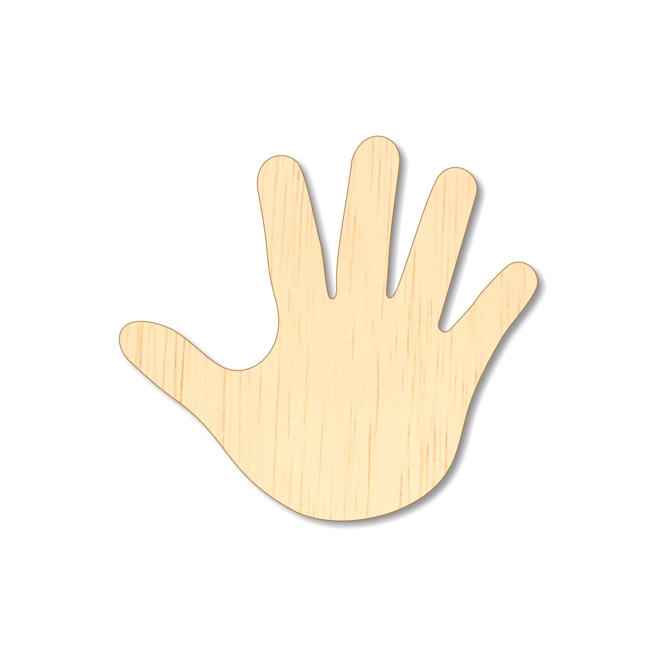 Palmă copil, 4,6×5 cm, placaj :: 5 cm