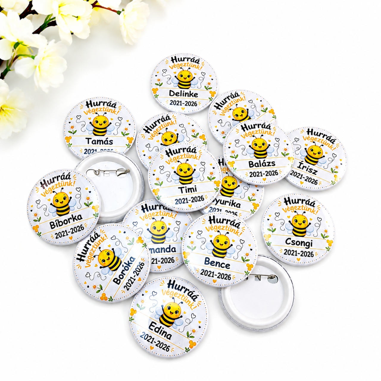 Insignă personalizată, Ø58 mm