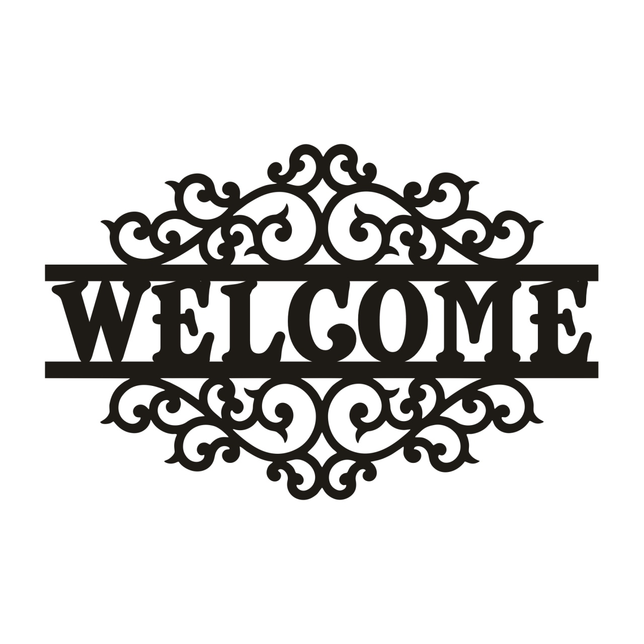 Decor personalizat cu arabescuri, 30 cm, placaj lemn