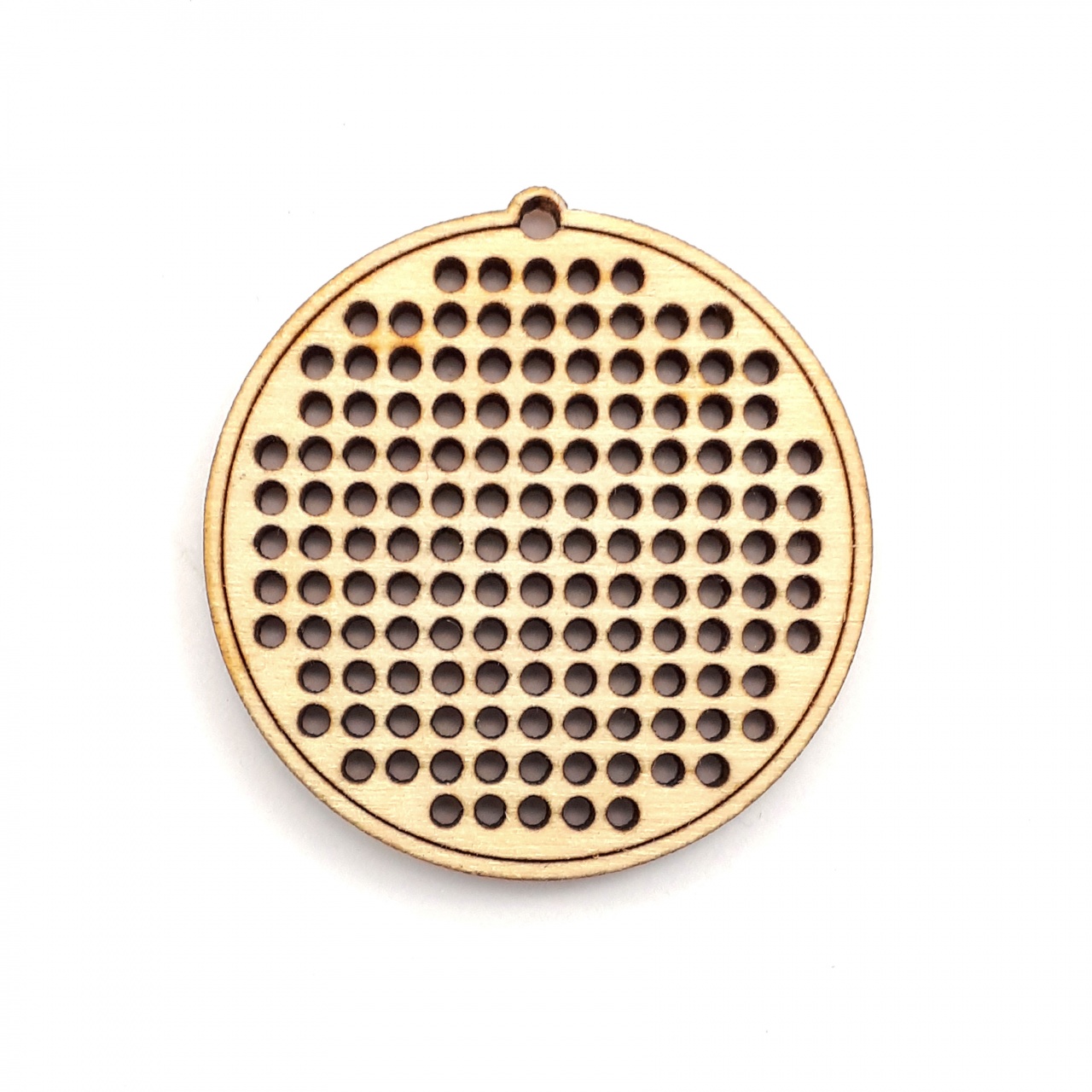 Bază rotundă broderie, Ø38 mm, placaj